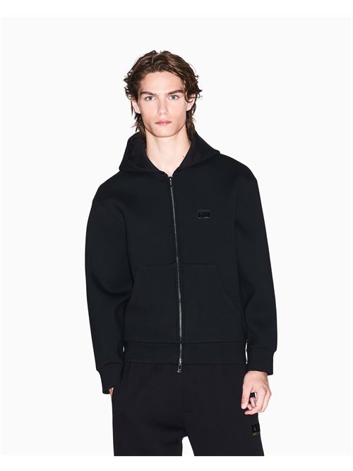 Felpa con cappuccio e zip ARMANI EXCHANGE | XM001391AF18746/UC001